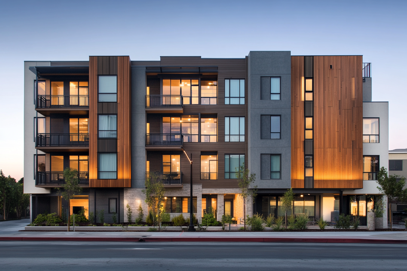 Modern multifamily apartment complex managed through PrimeNest's vendor coordination network